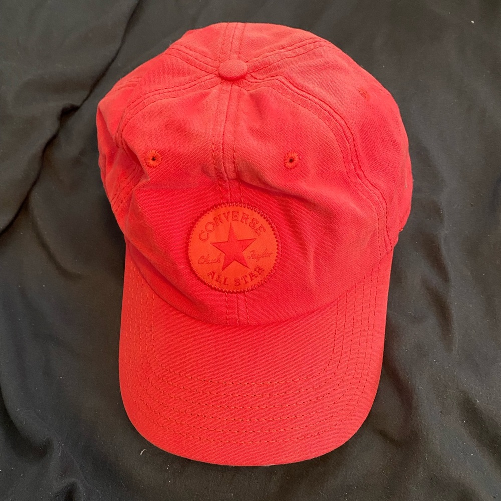 Red converse hat